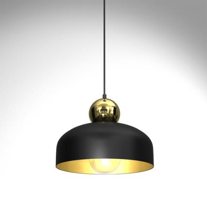 Candelabro suspenso HARALD 1xE27/60W/230V preto