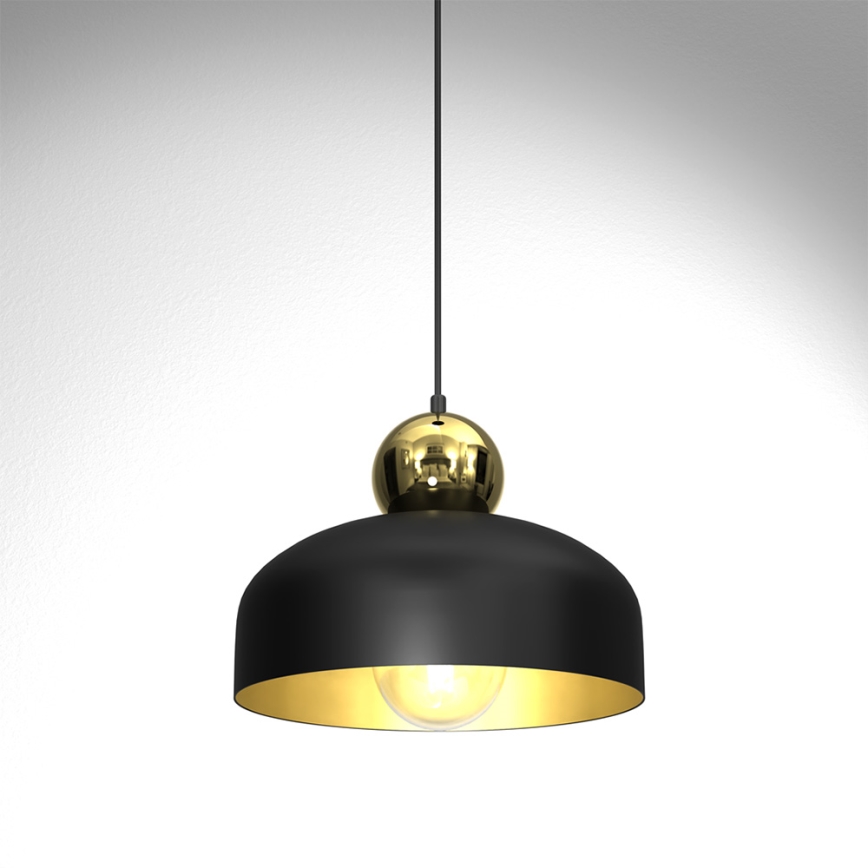 Candelabro suspenso HARALD 1xE27/60W/230V preto