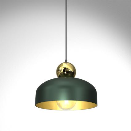 Candelabro suspenso HARALD 1xE27/60W/230V verde