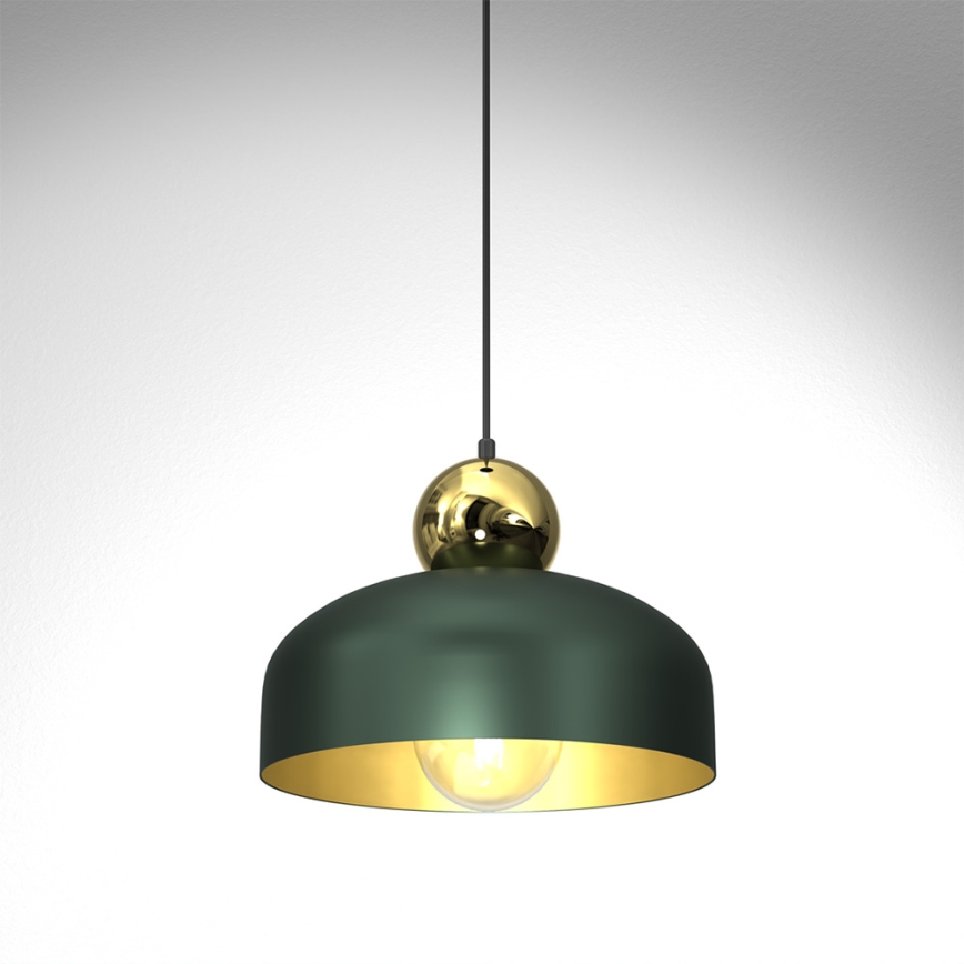Candelabro suspenso HARALD 1xE27/60W/230V verde
