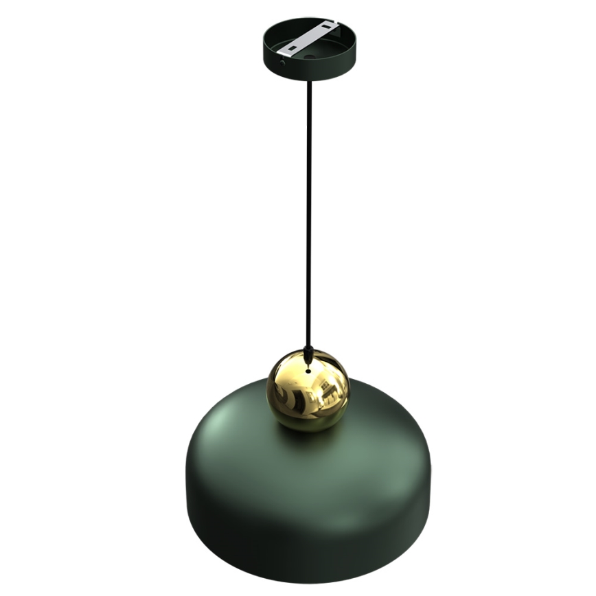 Candelabro suspenso HARALD 1xE27/60W/230V verde