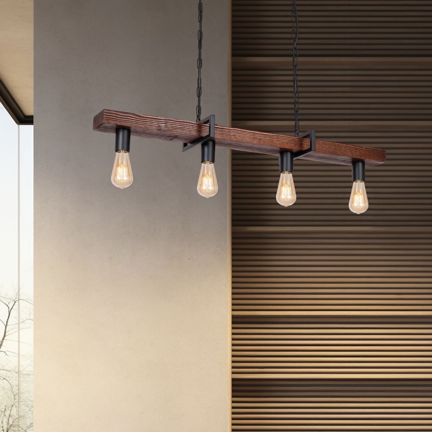 Candelabro suspenso HARD 4xE27/60W/230V