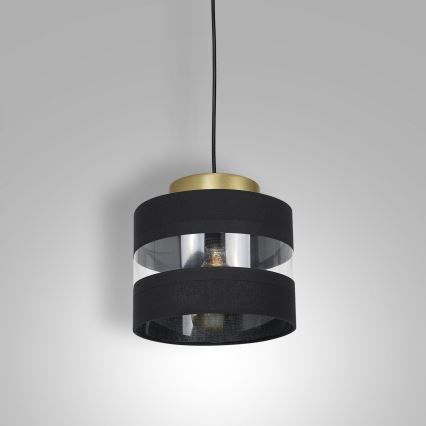 Candelabro suspenso HAVARD 1xE27/60W/230V preto/latão
