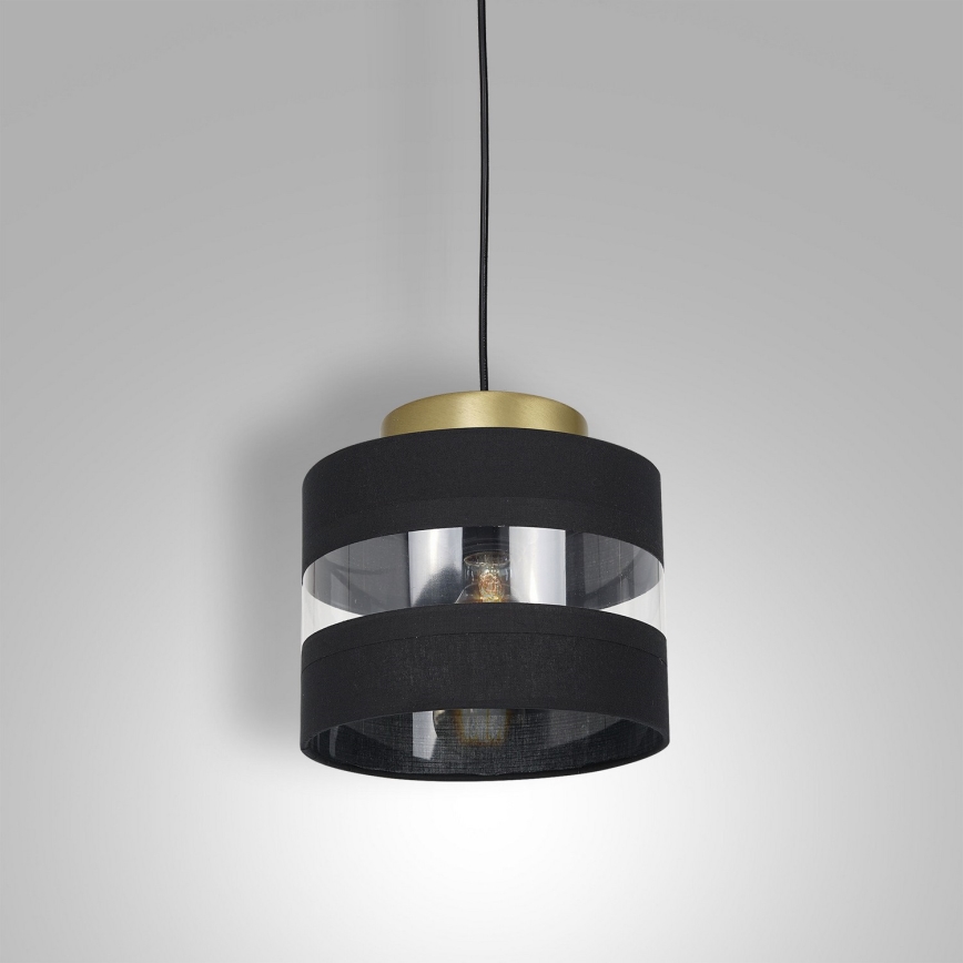 Candelabro suspenso HAVARD 1xE27/60W/230V preto/latão