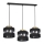 Candelabro suspenso HAVARD 3xE27/60W/230V preto/latão
