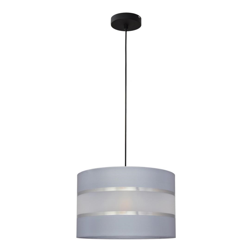 Candelabro suspenso HELEN 1xE27/15W/230V cinzento/preto