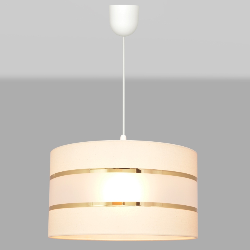Candelabro suspenso HELEN 1xE27/15W/230V creme