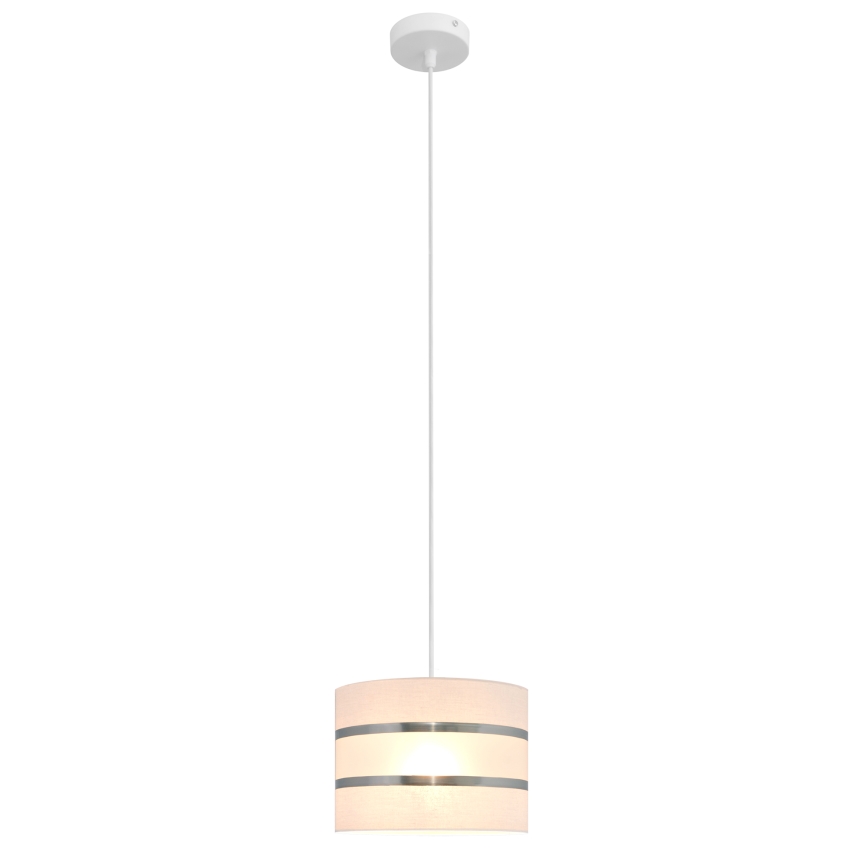 Candelabro suspenso HELEN 1xE27/15W/230V diâmetro 20 cm branco