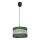 Candelabro suspenso HELEN 1xE27/15W/230V diâmetro 25 cm verde/dourada