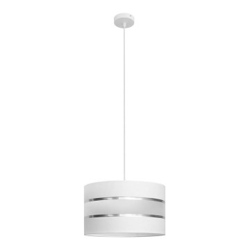 Candelabro suspenso HELEN 1xE27/15W/230V diâmetro 35 cm branco