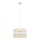 Candelabro suspenso HELEN 1xE27/15W/230V diâmetro 35 cm creme/dourado