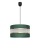Candelabro suspenso HELEN 1xE27/15W/230V diâmetro 35 cm verde/dourada