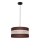 Candelabro suspenso HELEN 1xE27/15W/230V diâmetro 40 cm castanho/preto/dourado