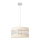 Candelabro suspenso HELEN 1xE27/15W/230V diâmetro 40 cm creme/dourado