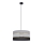 Candelabro suspenso HELEN 1xE27/15W/230V diâmetro 40 cm preto/cinzento/dourado