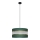 Candelabro suspenso HELEN 1xE27/15W/230V diâmetro 40 cm verde/dourada