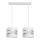 Candelabro suspenso HELEN 2xE27/15W/230V branco