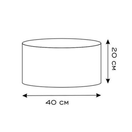 Candelabro suspenso HELEN 3xE27/15W/230V bege/dourado