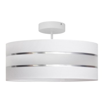 Candelabro suspenso HELEN 3xE27/15W/230V branco/cromado brilhante