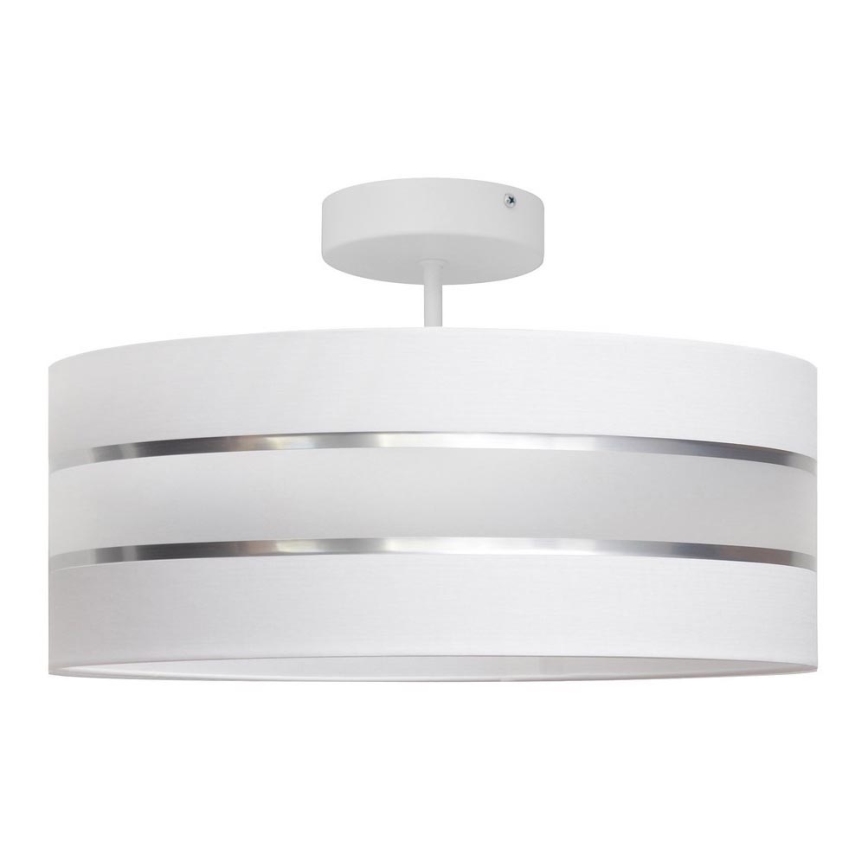 Candelabro suspenso HELEN 3xE27/15W/230V branco/cromado brilhante