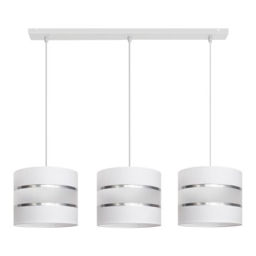 Candelabro suspenso HELEN 3xE27/15W/230V branco