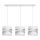 Candelabro suspenso HELEN 3xE27/15W/230V branco