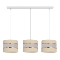 Candelabro suspenso HELEN 3xE27/15W/230V creme