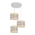 Candelabro suspenso HELEN 3xE27/15W/230V creme