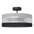 Candelabro suspenso HELEN 3xE27/15W/230V preto/cinzento/cromado brilhante