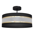 Candelabro suspenso HELEN 3xE27/15W/230V preto/dourado