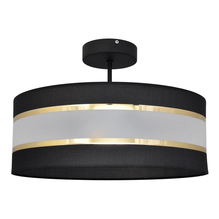 Candelabro suspenso HELEN 3xE27/15W/230V preto/dourado