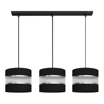 Candelabro suspenso HELEN 3xE27/15W/230V preto