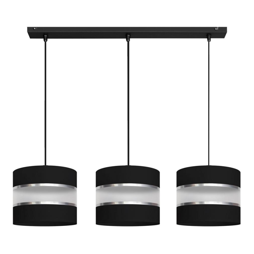 Candelabro suspenso HELEN 3xE27/15W/230V preto