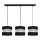 Candelabro suspenso HELEN 3xE27/15W/230V preto