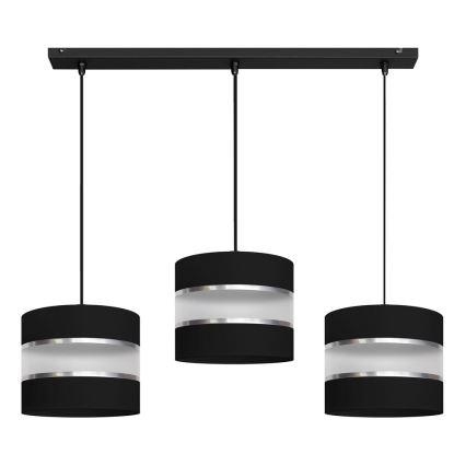 Candelabro suspenso HELEN 3xE27/15W/230V preto