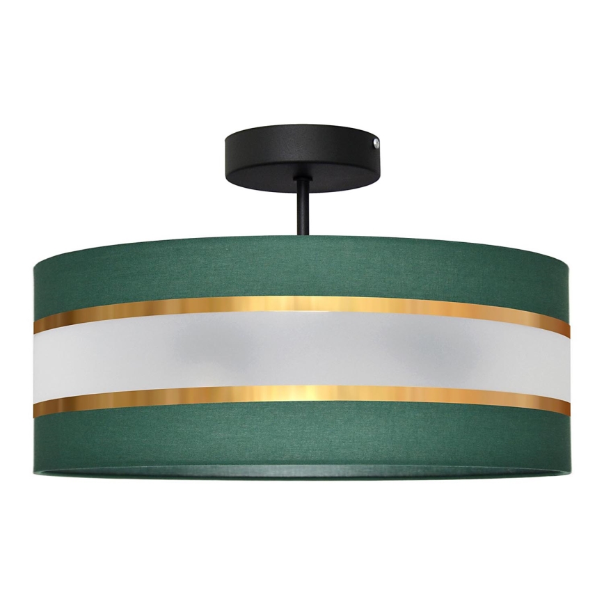 Candelabro suspenso HELEN 3xE27/15W/230V verde/dourada