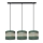Candelabro suspenso HELEN 3xE27/15W/230V verde/dourada