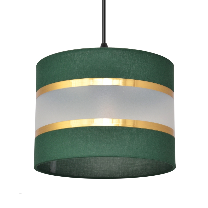 Candelabro suspenso HELEN 3xE27/15W/230V verde/dourada