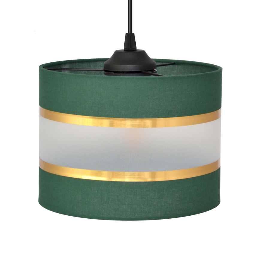 Candelabro suspenso HELEN 3xE27/15W/230V verde/dourada