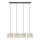 Candelabro suspenso HELEN 4xE27/15W/230V creme/preto/dourado
