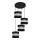 Candelabro suspenso HELEN 4xE27/15W/230V preto