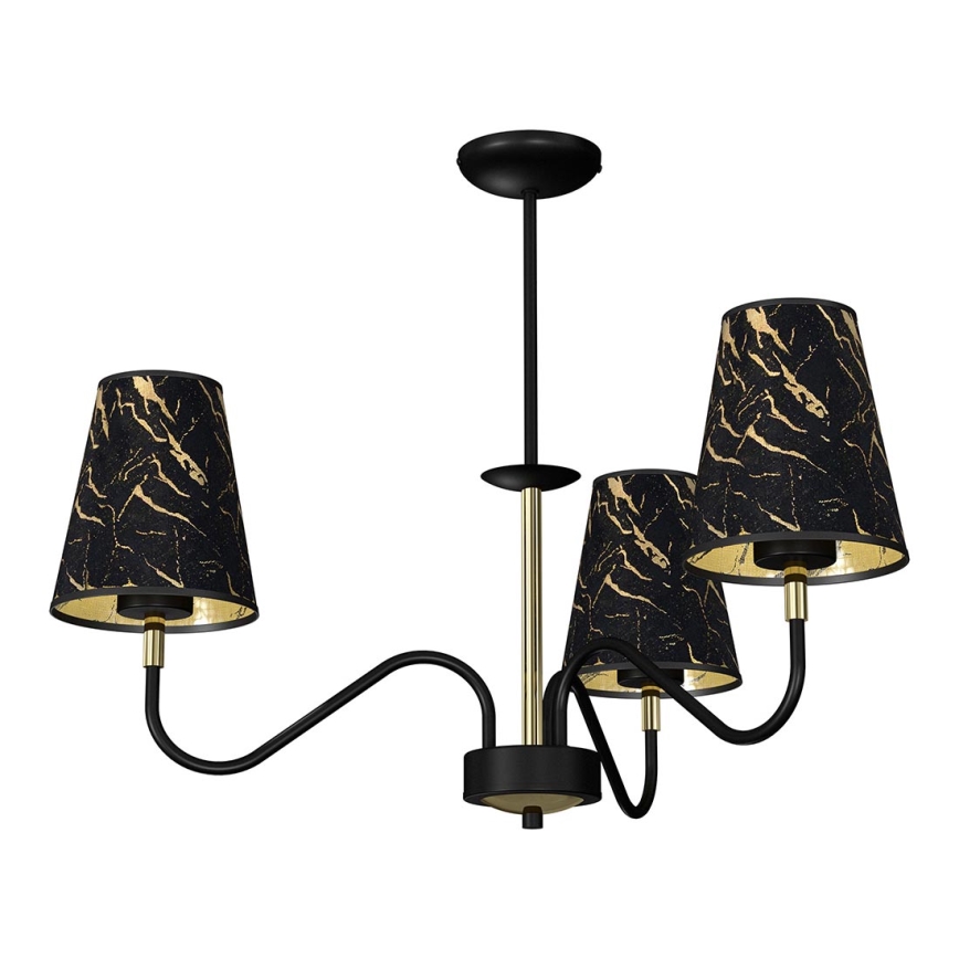 Candelabro suspenso HERMES 3xE27/60W/230V