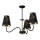 Candelabro suspenso HERMES 3xE27/60W/230V