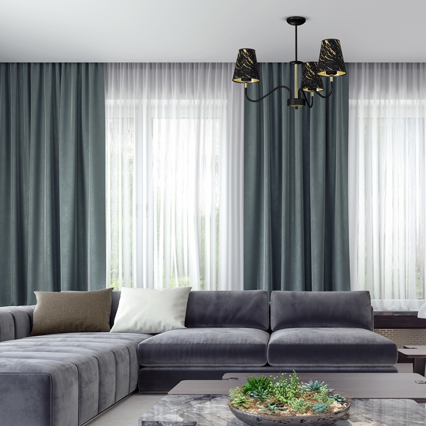 Candelabro suspenso HERMES 3xE27/60W/230V