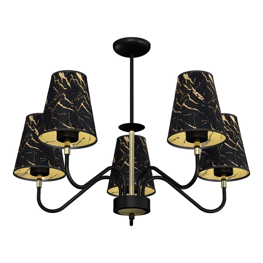 Candelabro suspenso HERMES 5xE27/60W/230V