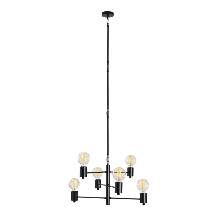Candelabro suspenso HEXA 6xE27/40W/230V