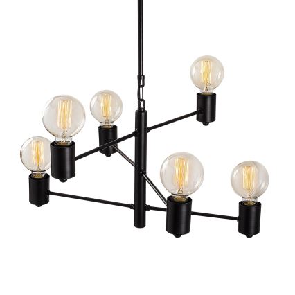 Candelabro suspenso HEXA 6xE27/40W/230V