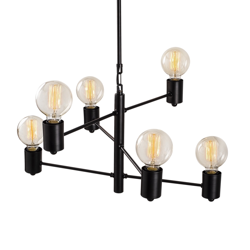 Candelabro suspenso HEXA 6xE27/40W/230V