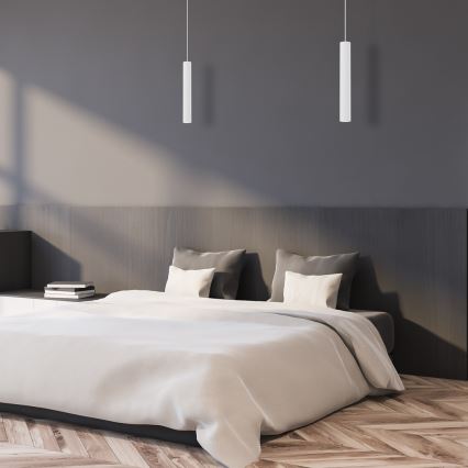 Candelabro suspenso HUDSON 1xGU10/8W/230V branco