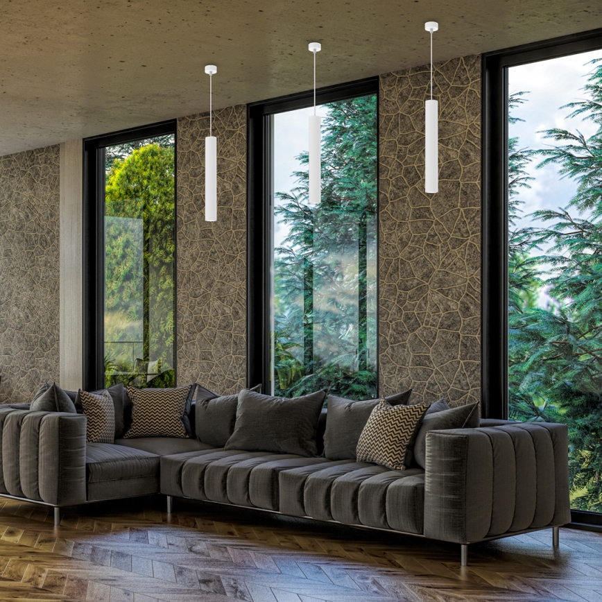 Candelabro suspenso HUDSON 1xGU10/8W/230V branco